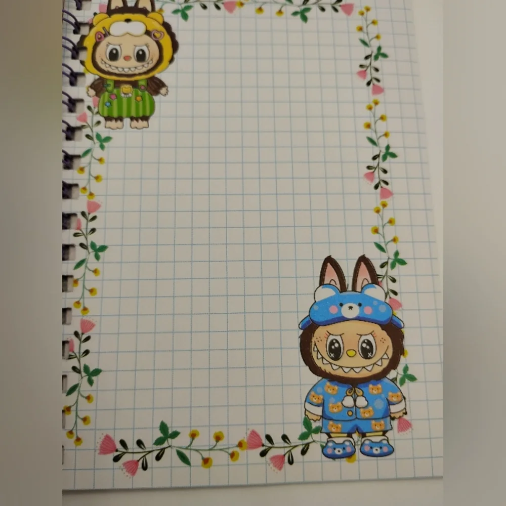 Labubu Purple Accessories Set Cute Stationery & Pouch - Picture 9 of 9